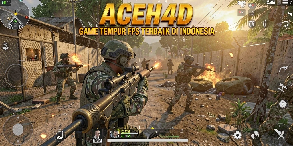 Gameplay seru di ACEH4D dengan aksi tembak-tembakan yang intens.