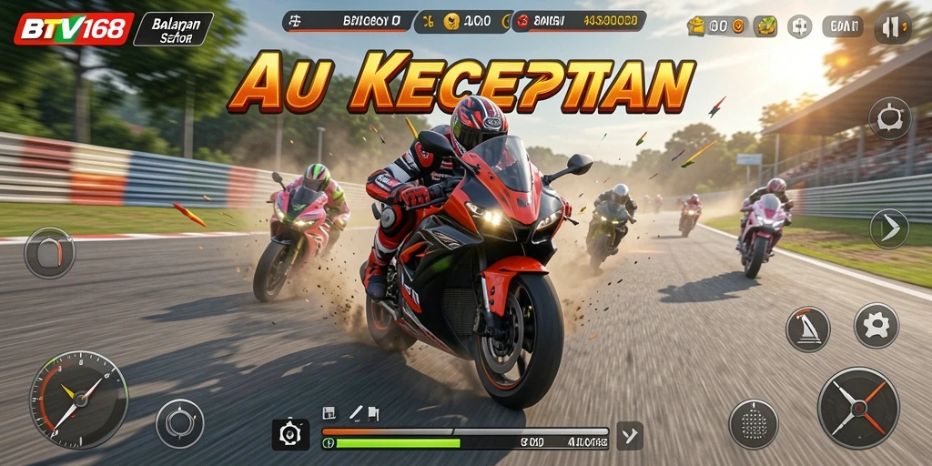 Pengalaman seru gameplay balap motor di BTV168.