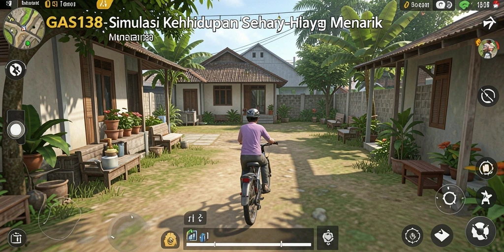 Screenshot gameplay GAS138 yang menampilkan aksi seru dalam simulasi kehidupan.