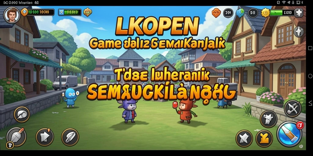 Tampilan gameplay LKOPEN yang menarik dan mengasyikkan.
