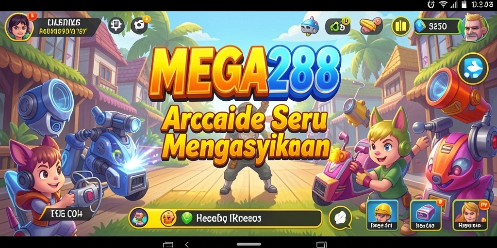 Gameplay seru dari MEGA288 dengan berbagai level menarik.