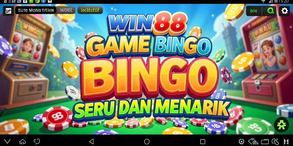Tampilan gameplay seru dan interaktif di WIN88 Bingo.
